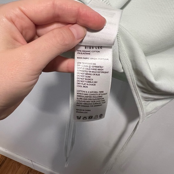 Dion Lee Double Ties Tank Top in Clear blue - Picture 10 of 10